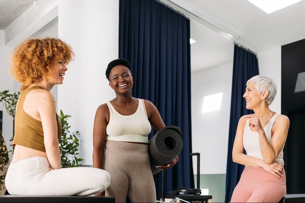 Group of women working out 